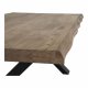 HOUSE NORDIC Toulon salongbord - brun eik og metall (120x70)