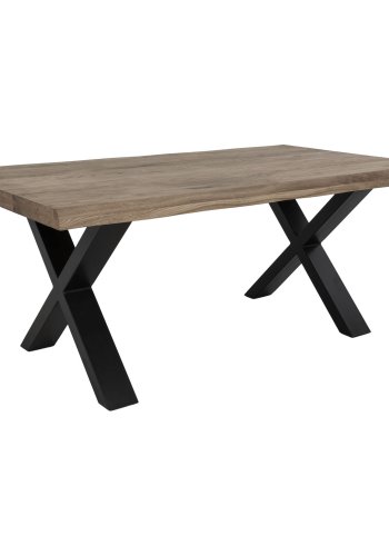 HOUSE NORDIC Toulon salongbord - brun eik og metall (120x70)