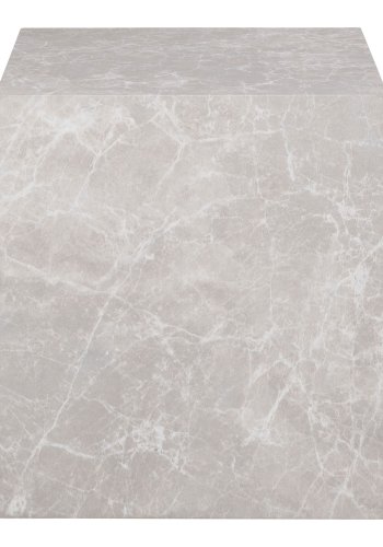 HOUSE NORDIC Sidebord, marmorlook, beige, 40x40x45 cm