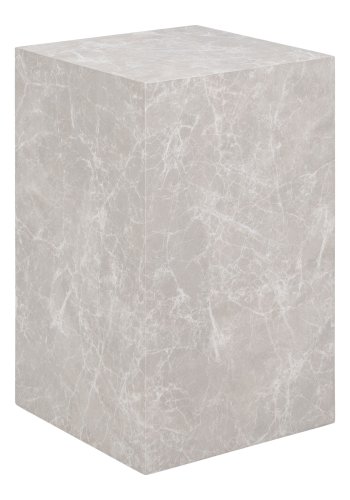 HOUSE NORDIC Hjrnebord, marmorlook, beige, 30x30x50 cm