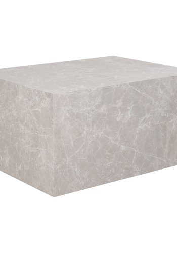 HOUSE NORDIC Sofabord, marmorlook, beige, 60x80x40 cm