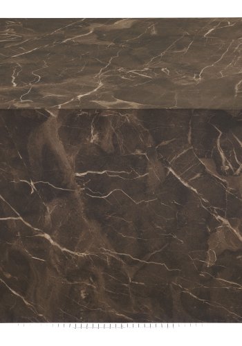 HOUSE NORDIC Prag soffbord, fyrkantigt - brunt dekorpapper med marmorlook (set om 2)