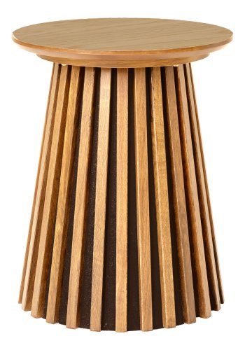 HOUSE NORDIC Osaka hjrnebord, rundt - naturlig eikefiner (40)