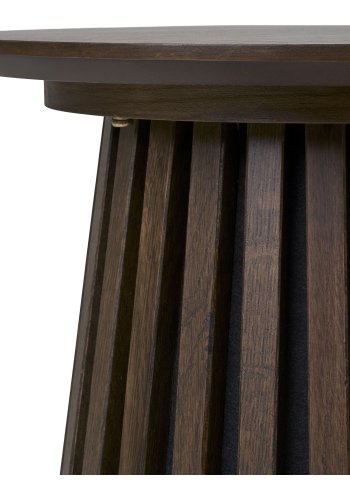 HOUSE NORDIC Osaka hjrnebord, rundt - rkt eikefiner (40)