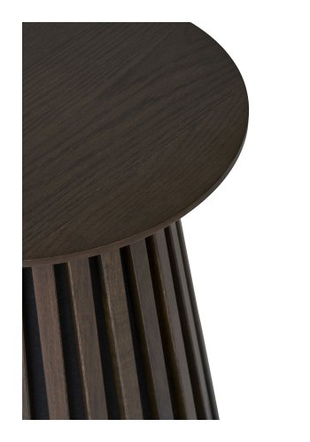 HOUSE NORDIC Osaka hjrnebord, rundt - rkt eikefiner (40)