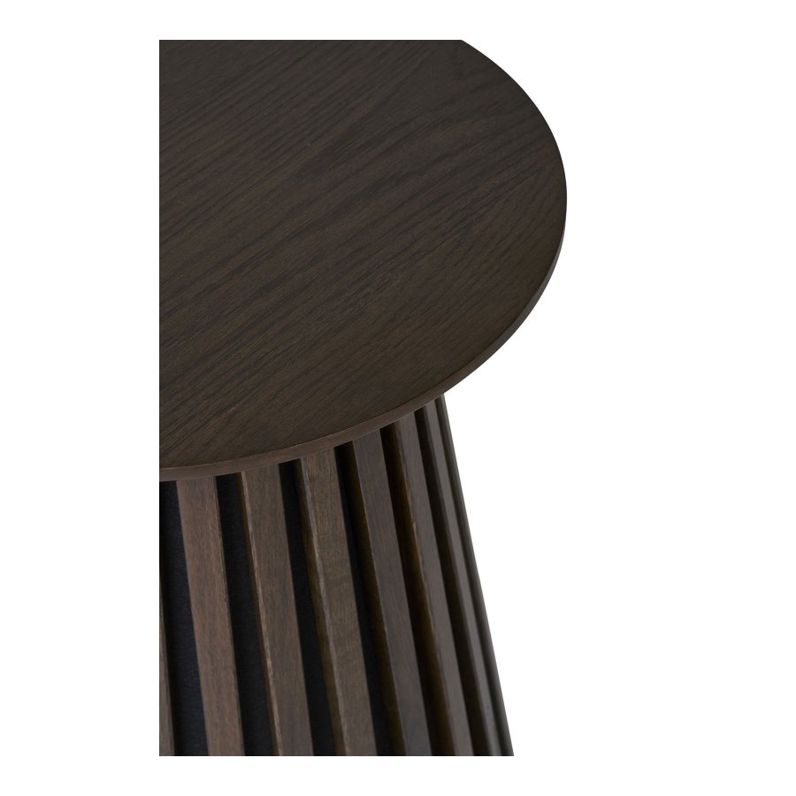 HOUSE NORDIC Osaka hjrnebord, rundt - rkt eikefiner (40)