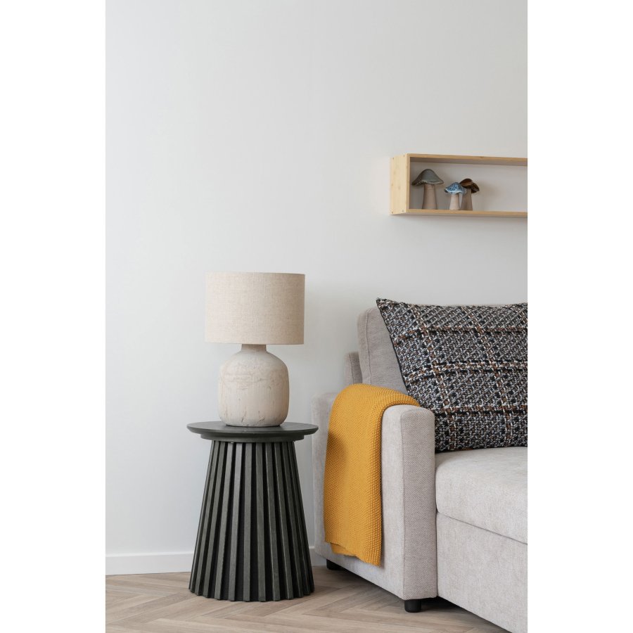 HOUSE NORDIC Osaka hjrnebord - Hjrnebord, eikefiner, svart<br>40x50 cm