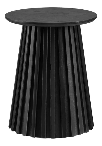 HOUSE NORDIC Osaka hjrnebord - Hjrnebord, eikefiner, svart<br>40x50 cm