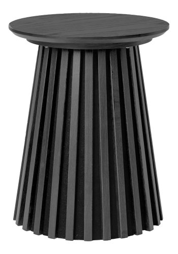 HOUSE NORDIC Osaka hjrnebord - Hjrnebord, eikefiner, svart<br>40x50 cm