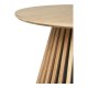 HOUSE NORDIC Osaka sofabord, rundt - naturlig eikefiner (70)
