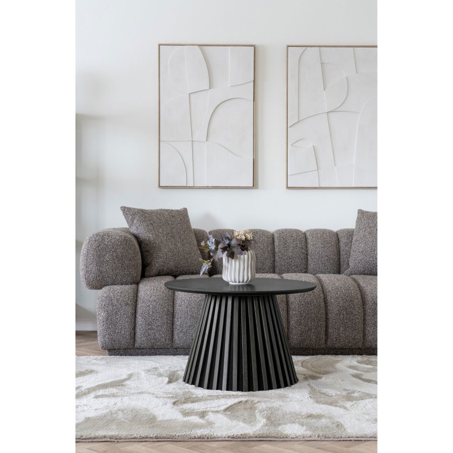 HOUSE NORDIC Osaka salongbord - Salongbord, eikefiner, svart<br>70x45 cm