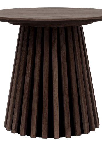 HOUSE NORDIC Osaka h&ouml;rnbord, runt - r&ouml;kt ekfaner (�50)