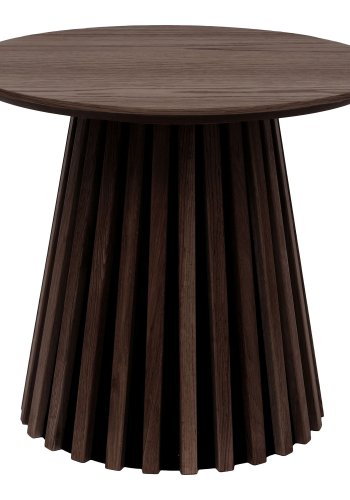 HOUSE NORDIC Osaka h&ouml;rnbord, runt - r&ouml;kt ekfaner (�50)