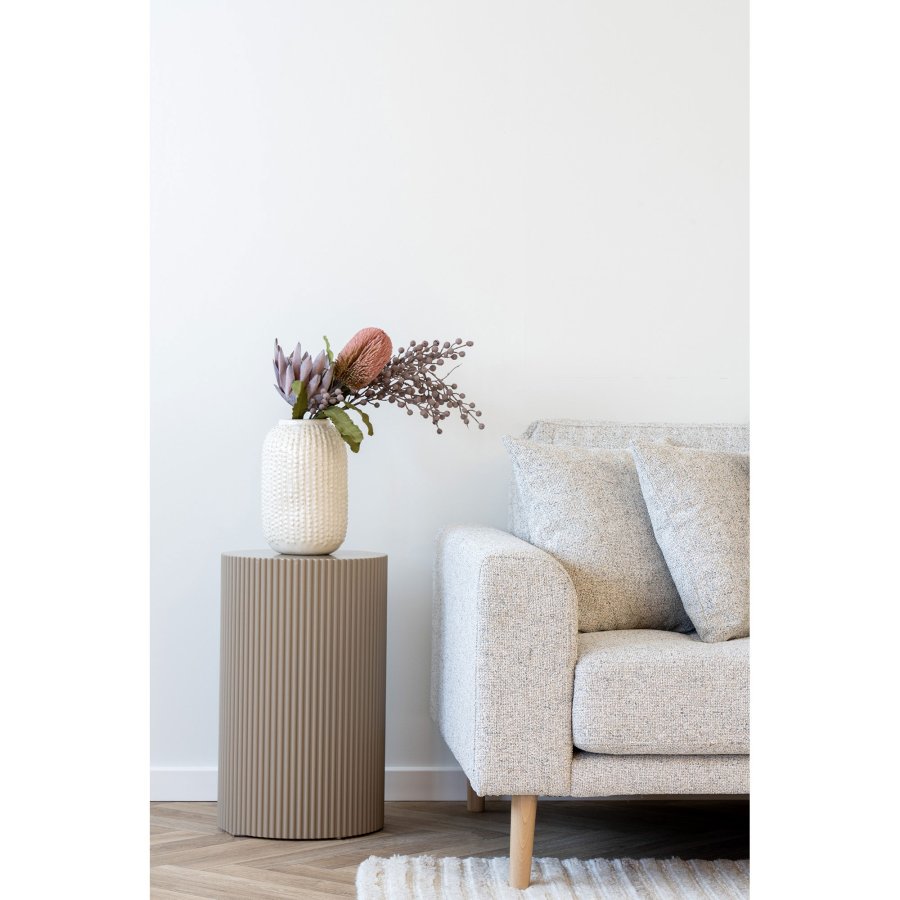 HOUSE NORDIC Farense hjrnebord - Hjrnebord, gr/beige<br>30x50 cm