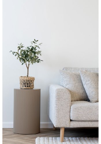 HOUSE NORDIC Farense hjrnebord - Hjrnebord, gr/beige<br>30x50 cm