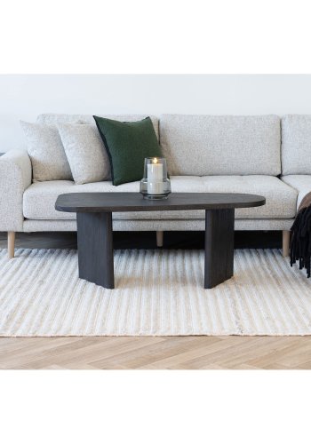 HOUSE NORDIC Melo salongbord - Salongbord, mrkebrunt 50x100x41 cm