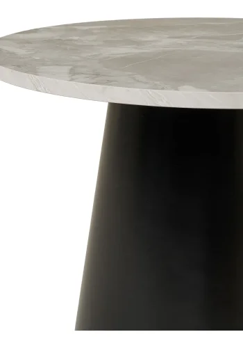 HOUSE NORDIC Brito salongbord - Salongbord, marmorlook, gr/svart<br>60x45 cm