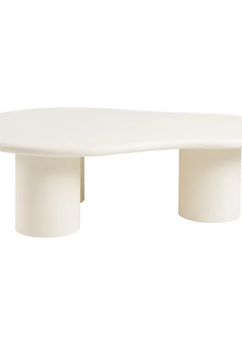 HOUSE NORDIC Palmera salongbord - Salongbord, sementutseende, lys gr 80x120x35 cm