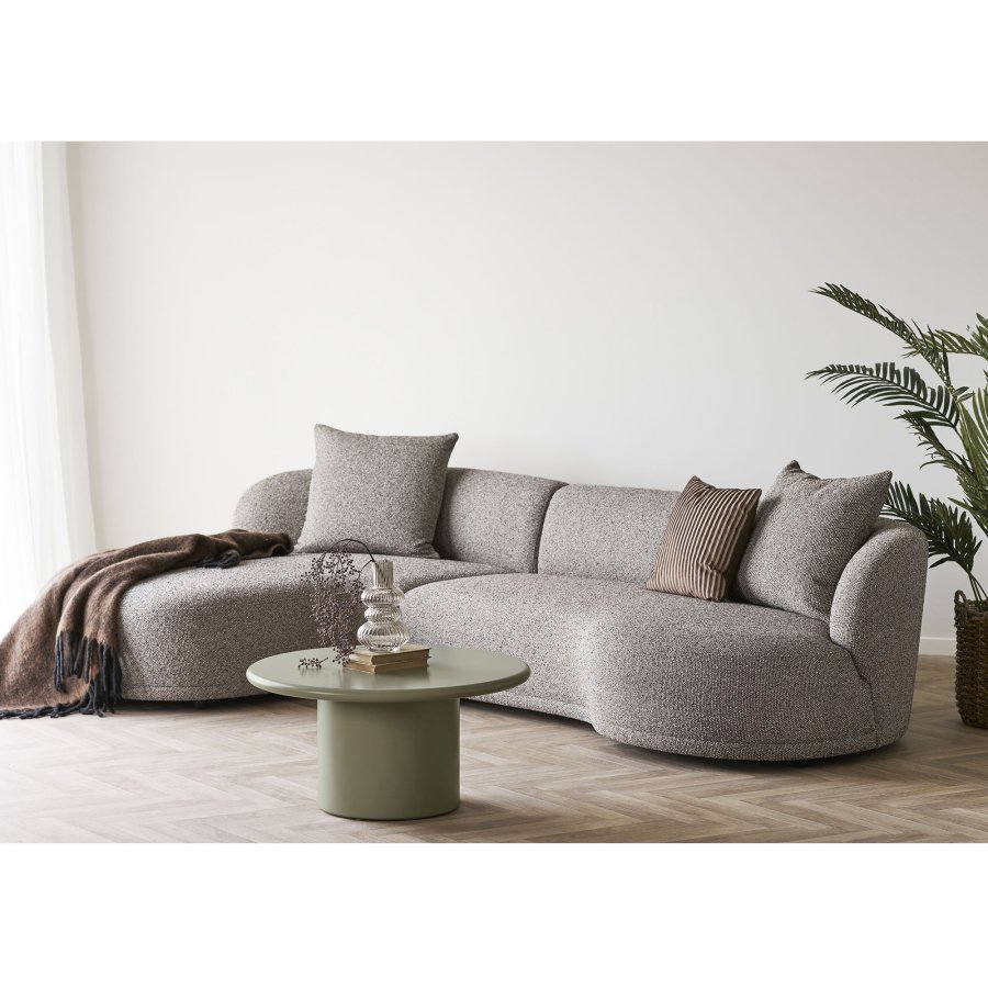 HOUSE NORDIC Nagano soffbord, runt - gr&ouml;n MDF (�80)