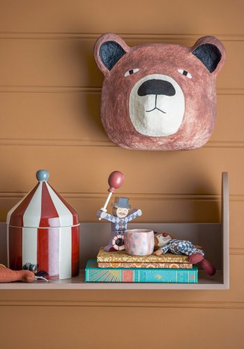 BLOOMINGVILLE MINI Mikke Hylle, Brun, MDF B: 22 cm, H: 24cm, L: 60 cm