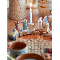 MINI Junaid F�dselsdagsdekoration, Brun, MDF