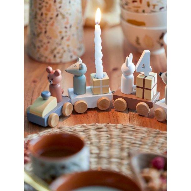 MINI Junaid F�dselsdagsdekoration, Brun, MDF