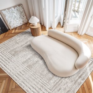 TEPPI W1195 Hall-teppe, rektangulrt - flerfarget polyester (100x200)