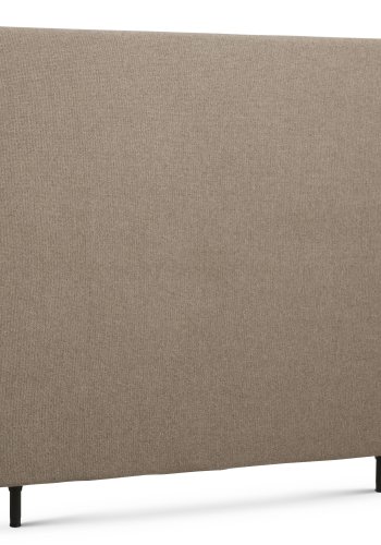 Vanlig sengegavl, hydejusterbar - antilope beige polyesterstoff (L:140) 