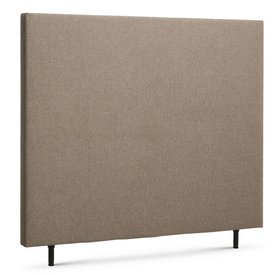 Vanlig sengegavl, hydejusterbar - antilope beige polyesterstoff (L:140) 