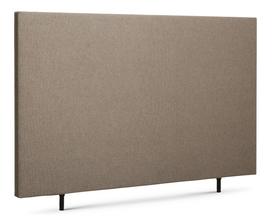 Vanlig sengegavl, hydejusterbar - antilope beige polyesterstoff (L:180)