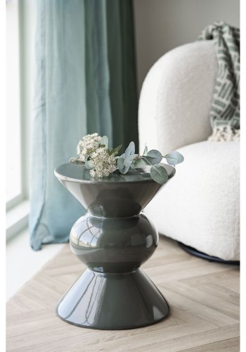 HOUSE NORDIC Rosolina h&ouml;rnbord, runt - gr&ouml;n glasfiber (�33,5)