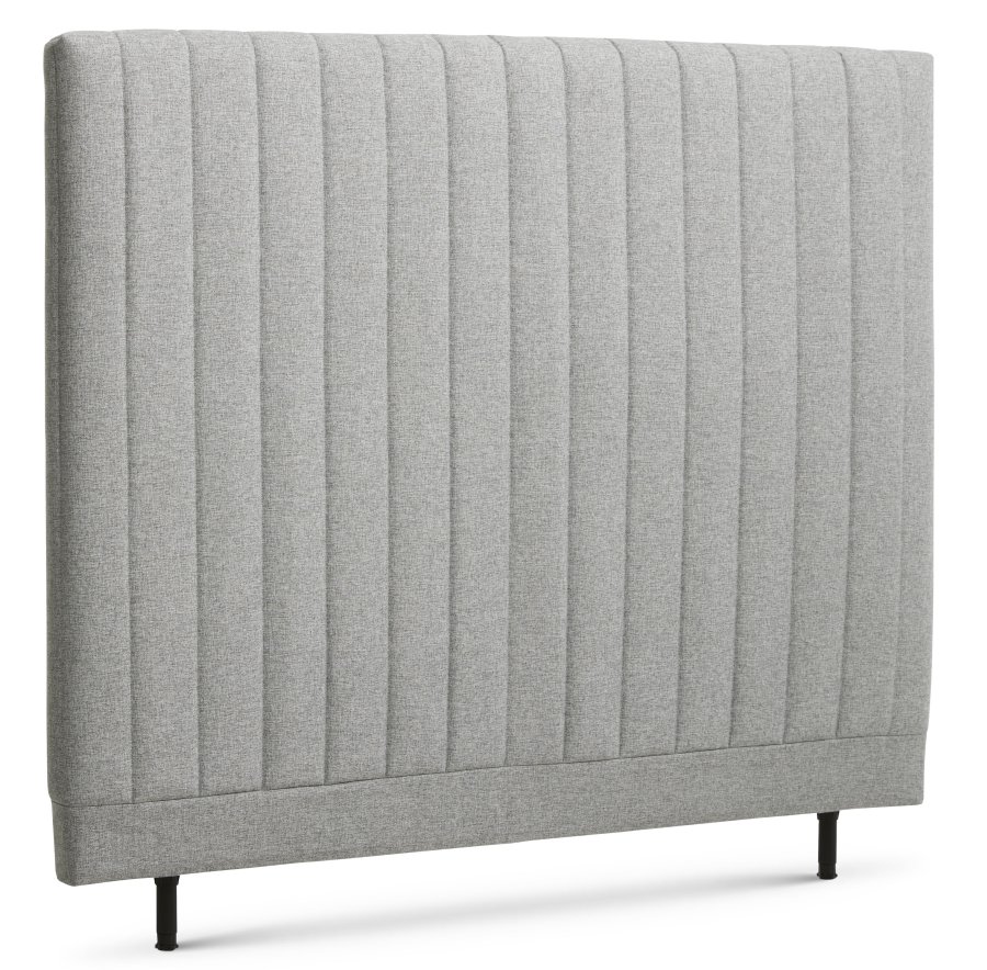  Stripe hodegavl, hydejusterbar - lys gr polyesterstoff (L:120)