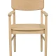 ROWICO Maidstone spisebordstol, m. armlener - naturlig eik