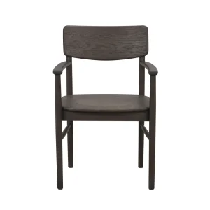 ROWICO Maidstone spisebordsstol, m. armln - brun eg