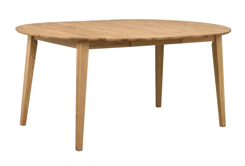 ROWICO Filippa spisebord, m. udtrk, rund - natur eg (120/165)
