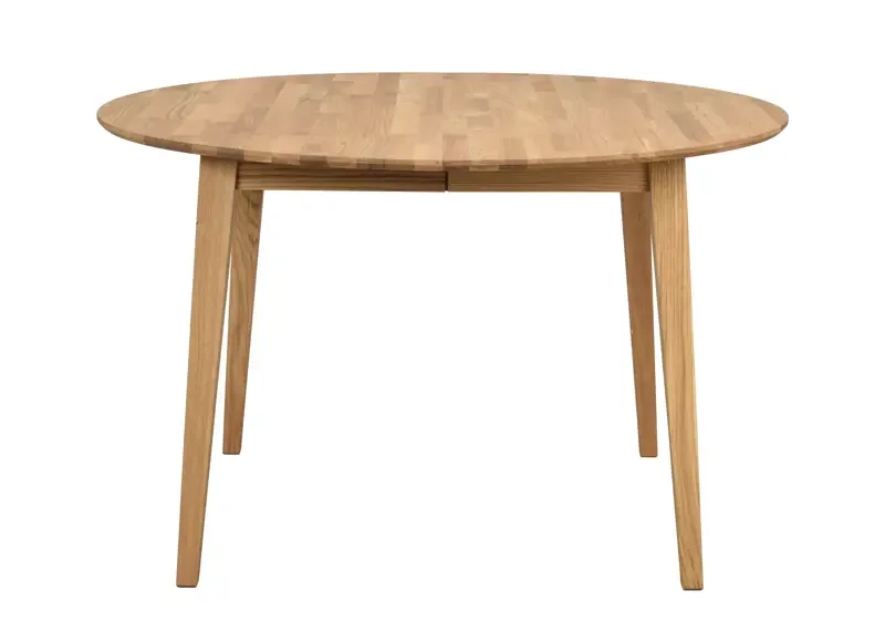 ROWICO Filippa spisebord, m. udtrk, rund - natur eg (120/165)