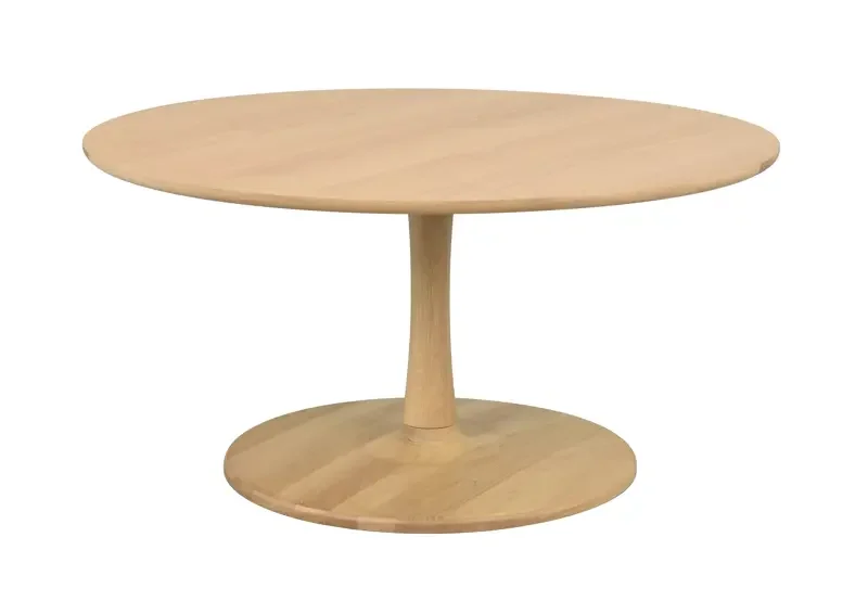 ROWICO Hobart salongbord, rundt - naturlig eik (90)