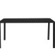 ZUIVER Vondel hagebord, rektangulrt - svart aluminium (168,5x87)