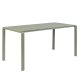 ZUIVER Vondel hagebord, rektangulrt - grnn aluminium (168,5x87)