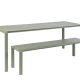 ZUIVER Vondel hagebord, rektangulrt - grnn aluminium (214x97)