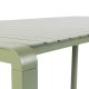 ZUIVER Vondel hagebord, rektangulrt - grnn aluminium (214x97)