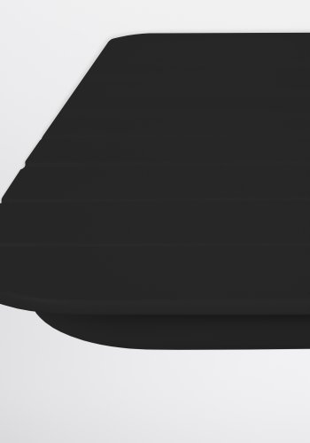 ZUIVER Vondel Bistro hagebord, firkantet - svart aluminium (71x71)