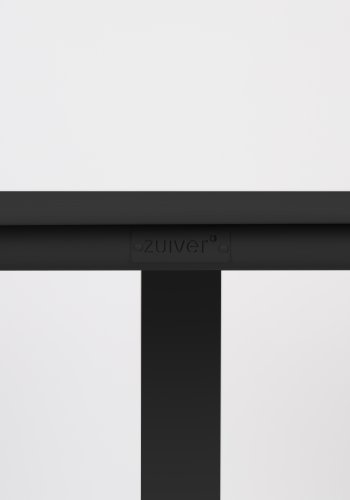 ZUIVER Vondel Bistro hagebord, firkantet - svart aluminium (71x71)