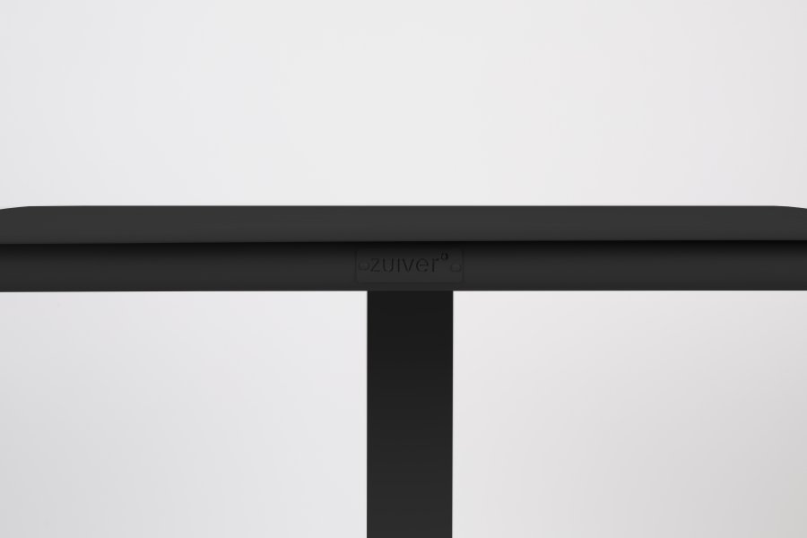 ZUIVER Vondel Bistro hagebord, firkantet - svart aluminium (71x71)