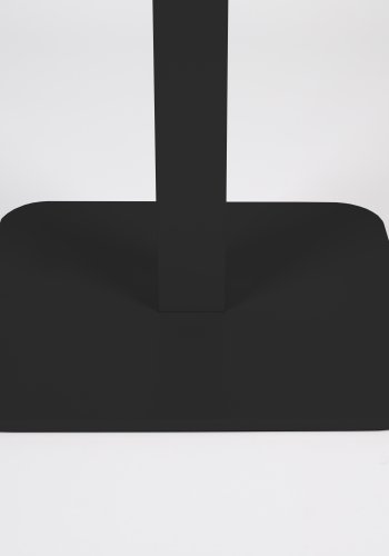 ZUIVER Vondel Bistro hagebord, firkantet - svart aluminium (71x71)