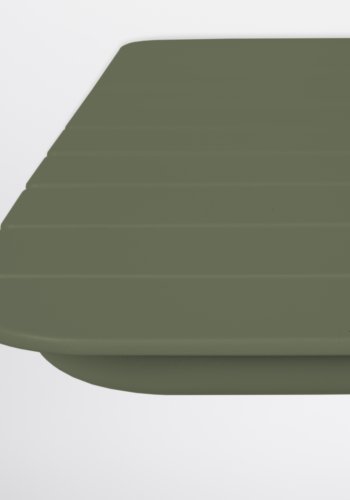 ZUIVER Vondel Bistro hagebord, firkantet - grnn aluminium (71x71)
