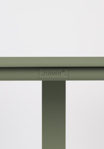 ZUIVER Vondel Bistro hagebord, firkantet - grnn aluminium (71x71)