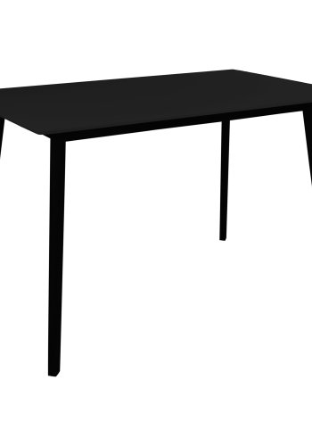HOUSE NORDIC Vojens spisebord, rektangulrt - svart MDF og gummitre (120x70)