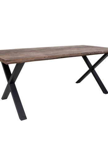HOUSE NORDIC rektangulrt Toulon spisebord - rkt eik og metall (200x95)