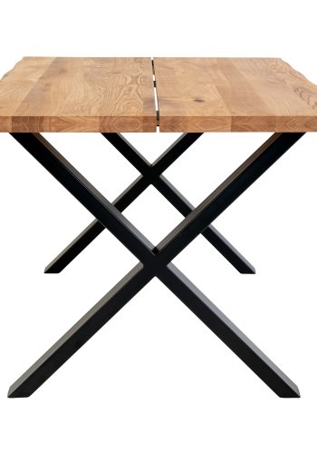 HOUSE NORDIC Toulon spisebord - naturlig eik og metall (140x95)